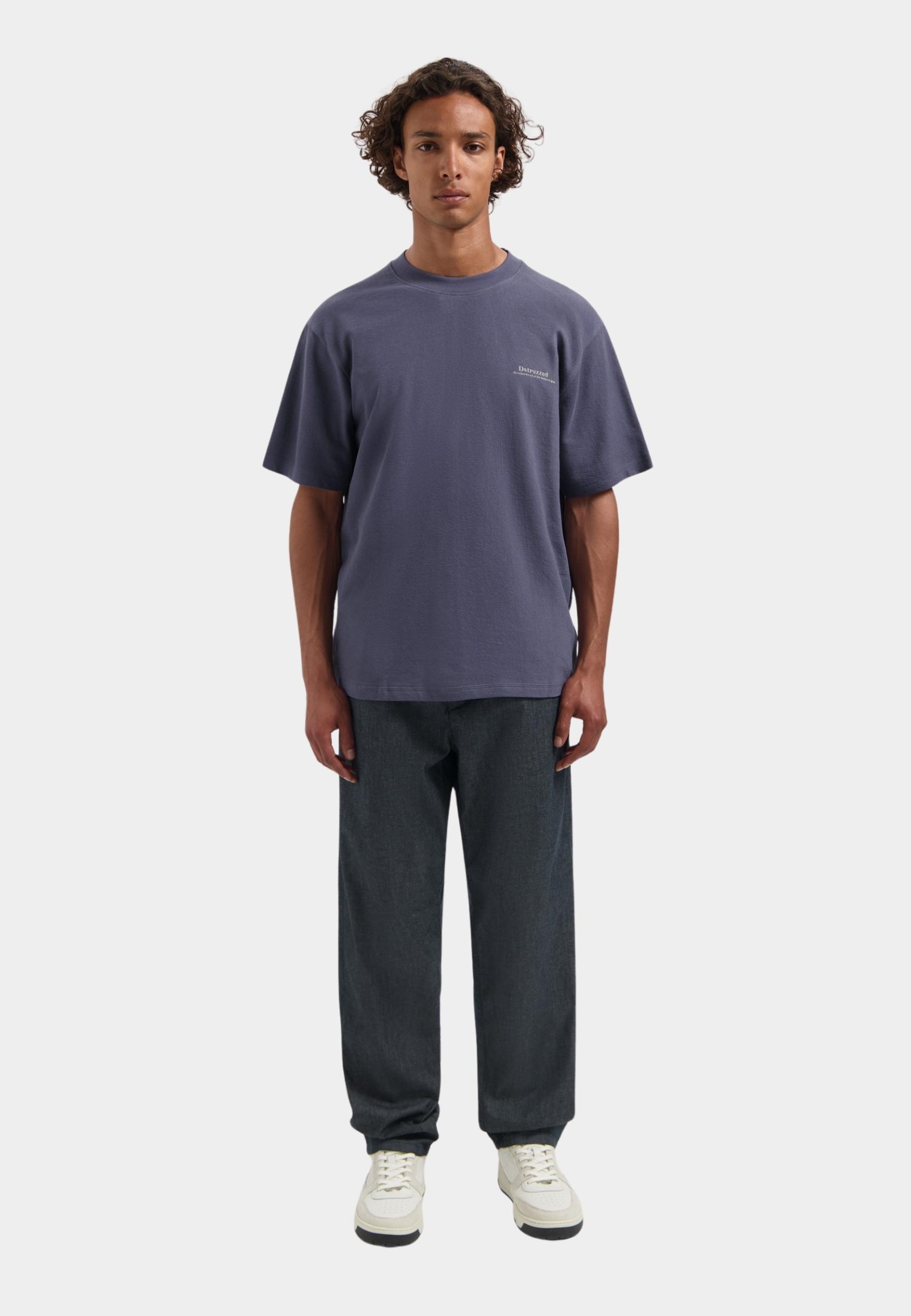 Dstrezzed T-shirt korte mouw Paars Lasse Tee Graphic 203502/460