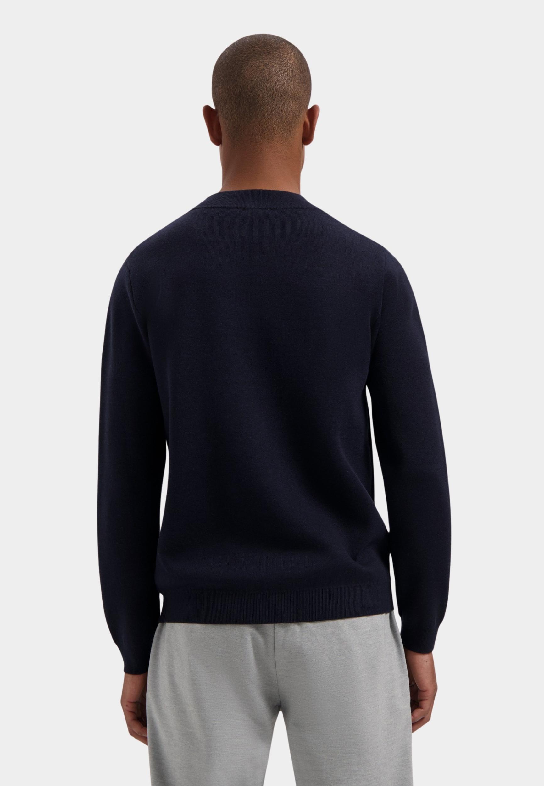 Dstrezzed Pullover Blauw Archer Mocknek 405940/649