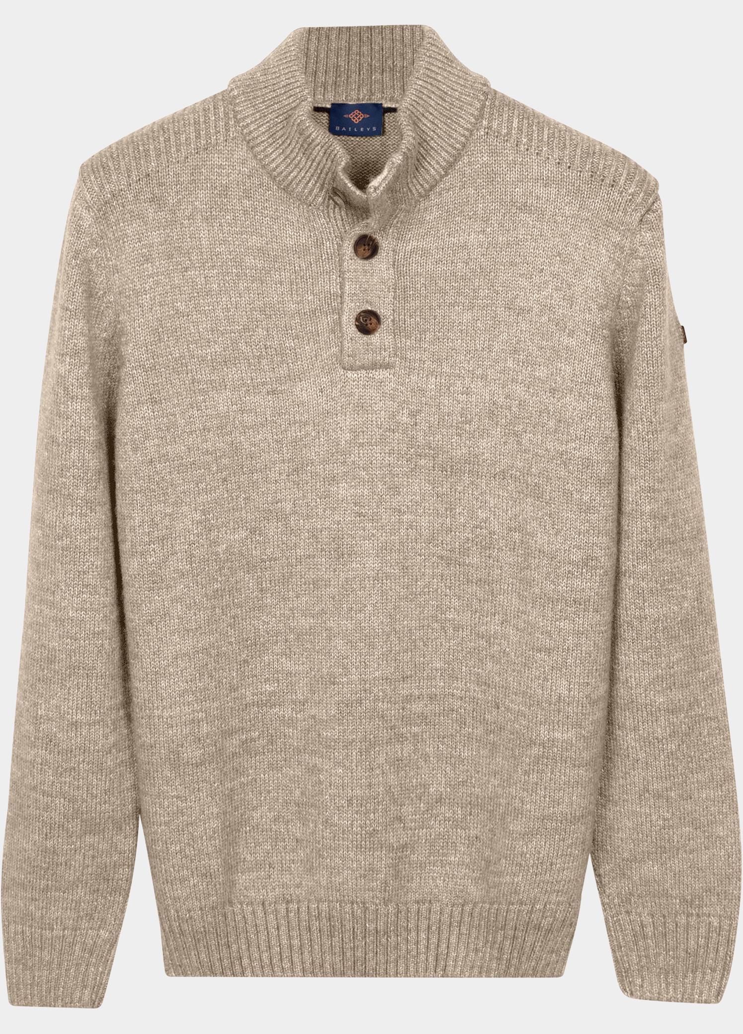 Baileys Half Zip Beige Buttons  5gg 628459/122