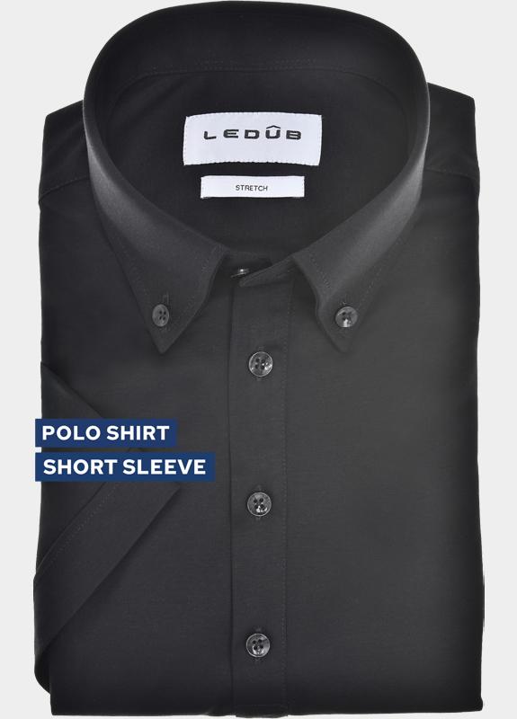 Ledub Polo korte mouw Zwart  0143456/290-000-000