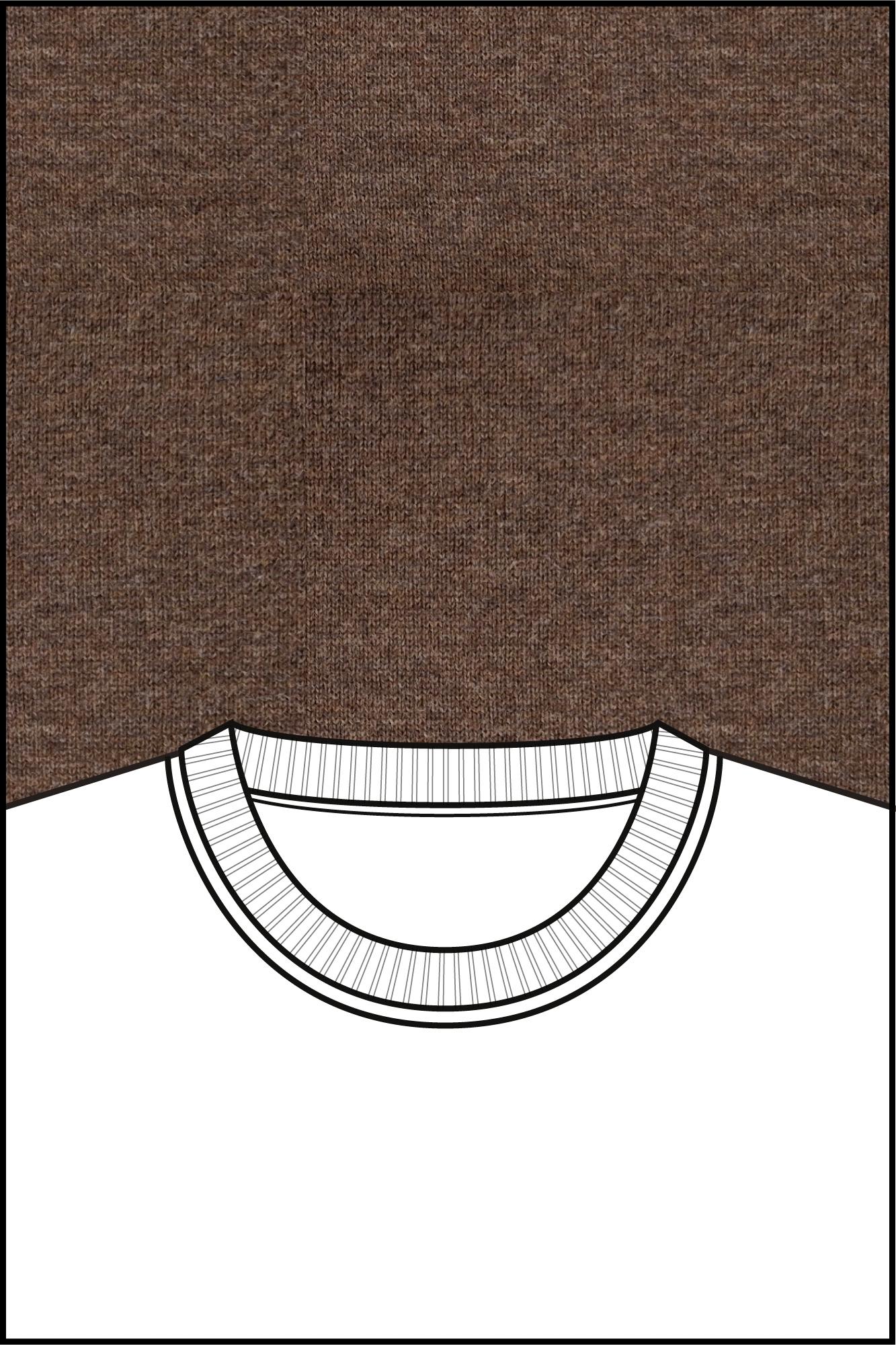 Baileys Pullover Bruin Crew Neck Pullover 12gg singl 528200/805