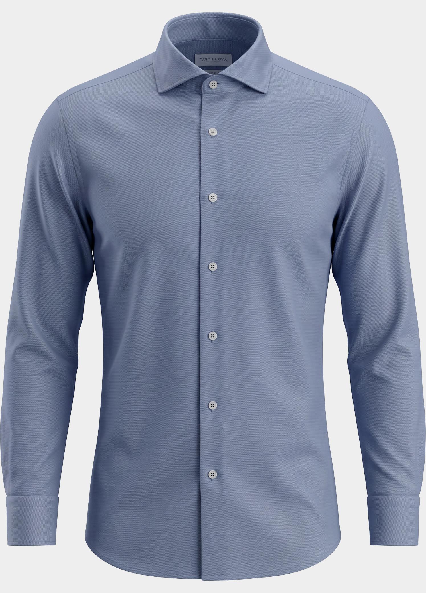Profuomo Zakelijk overhemd heren Blauw  PPWH30025/E