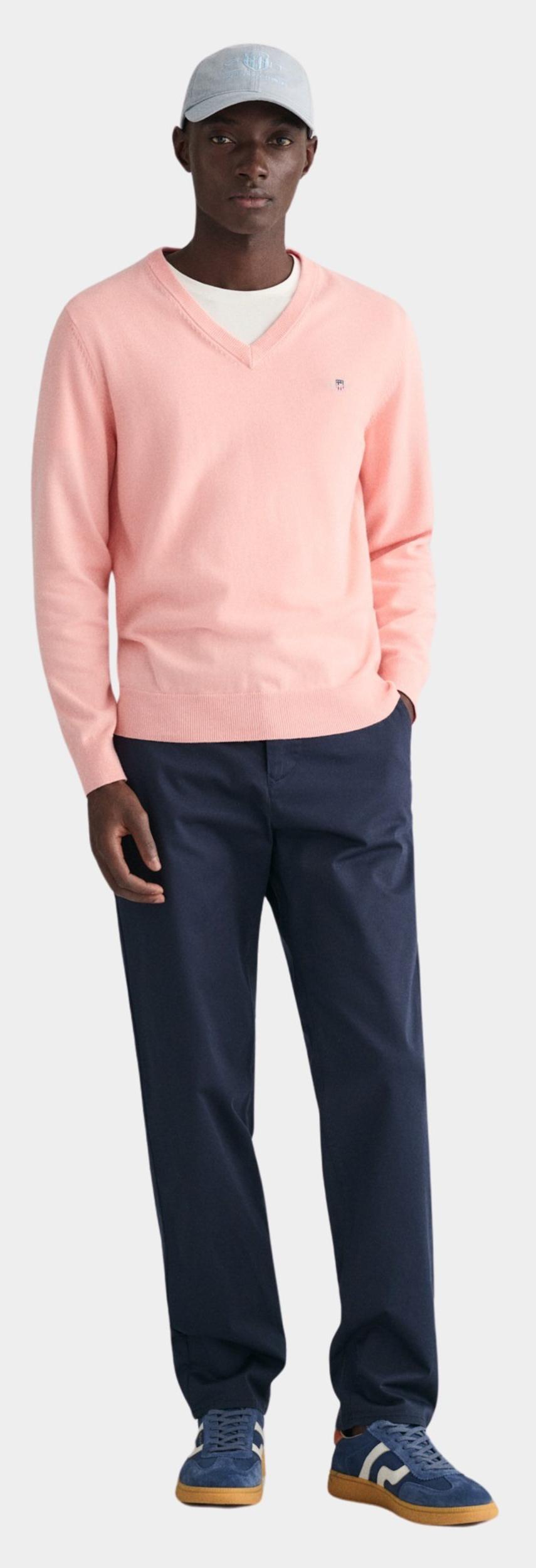 Gant Pullover Roze Classic Cotton V-Neck 8030562/671