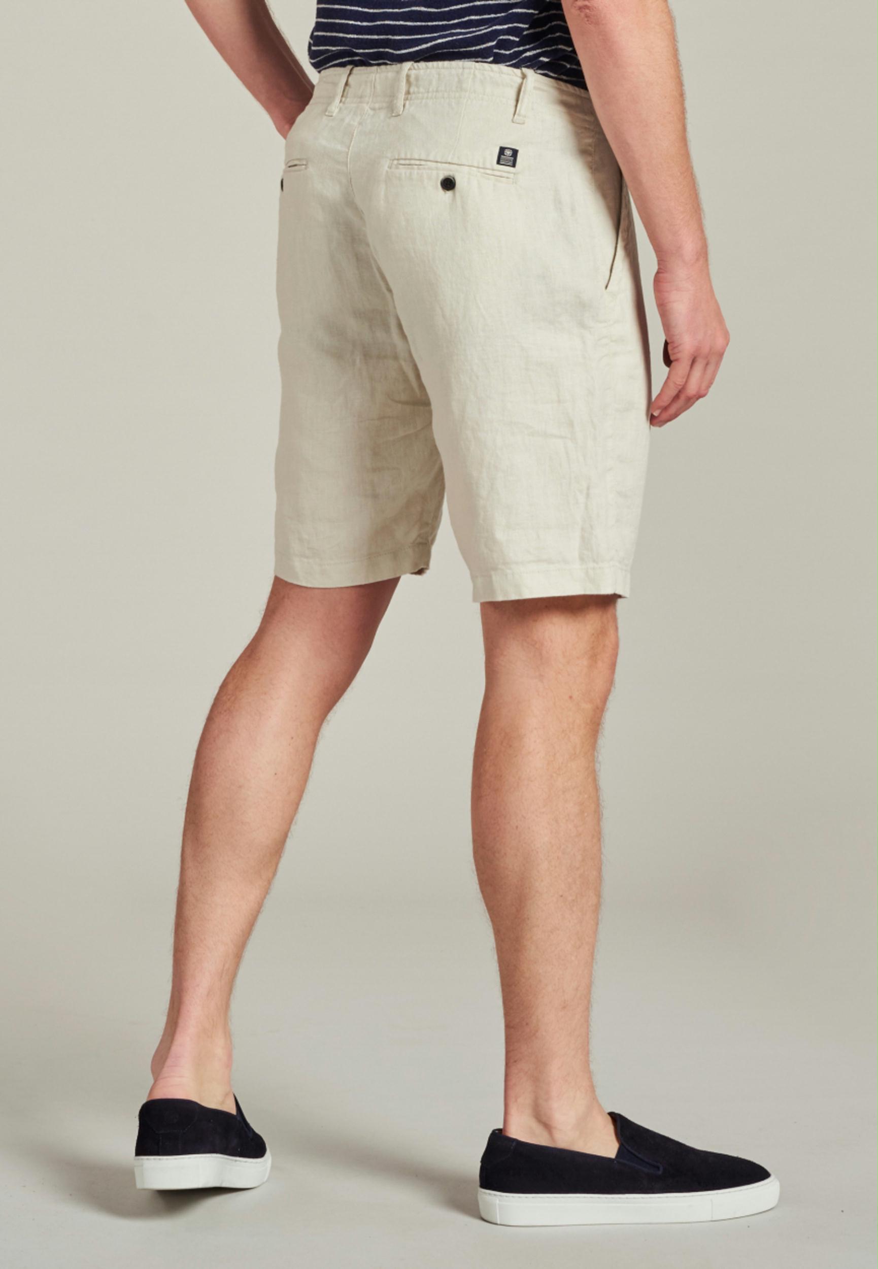 Dstrezzed Korte Broek Beige Beach Shorts Heavy Linen 515284/255
