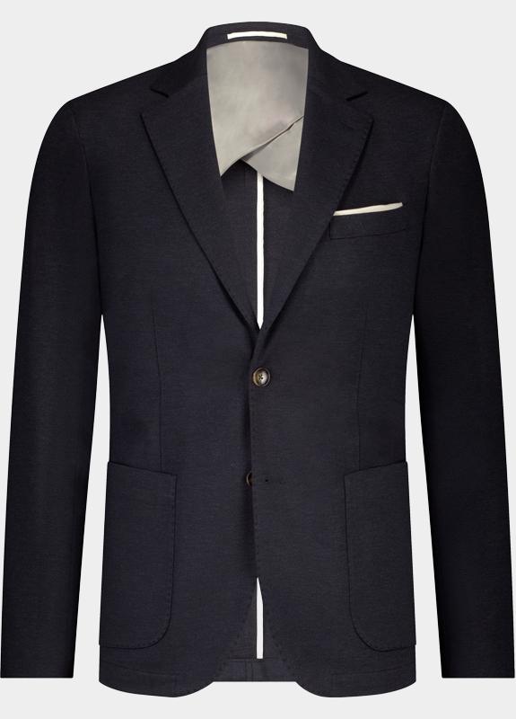 Bos Colbert Blauw Mylo Jersey Jacket Drop 8 253038MY69BO/290 navy
