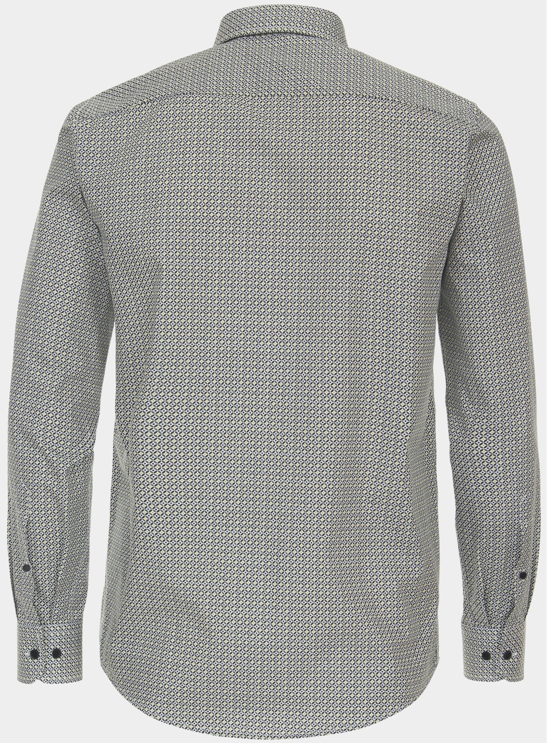 Casamoda Casual hemd lange mouw Groen Kent Casual Fit 434111500/300
