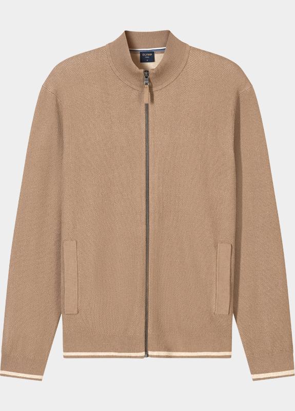 Olymp sweatvest heren Beige  532986/22