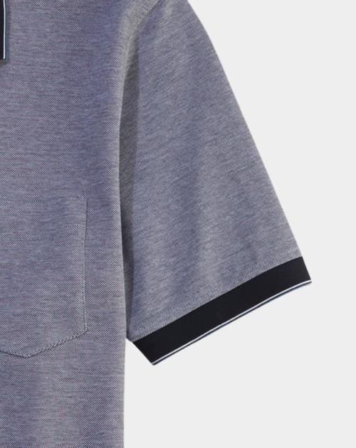 Olymp Polo korte mouw Blauw Polo PiquÃ© Bicolor 540752/18