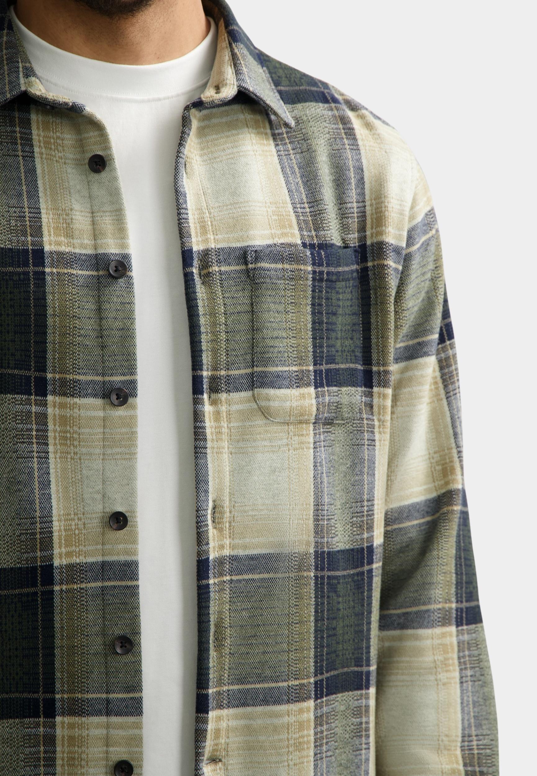 Dstrezzed Casual hemd lange mouw Groen DS_Gus Flannel Shirt 303882-AW25/524