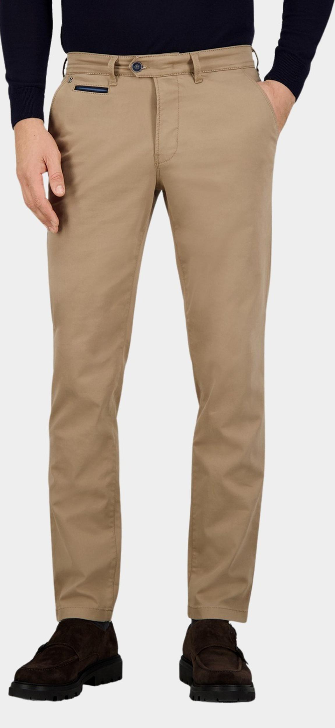 Gardeur Chino Bruin Hose Flatfront Modern Fit BENNY-3 418861/1017