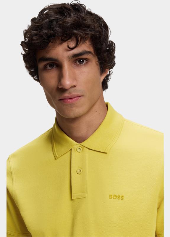 BOSS Orange Polo heren Geel Prime 10256692 01 50507813/721