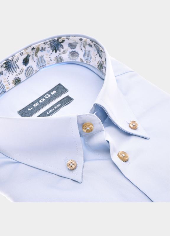 Ledub Business hemd korte mouw Blauw  0701934/130-910-000