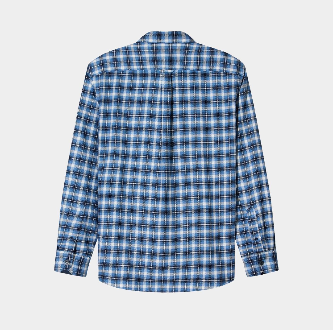 Olymp Casual hemd lange mouw Blauw  407484/15