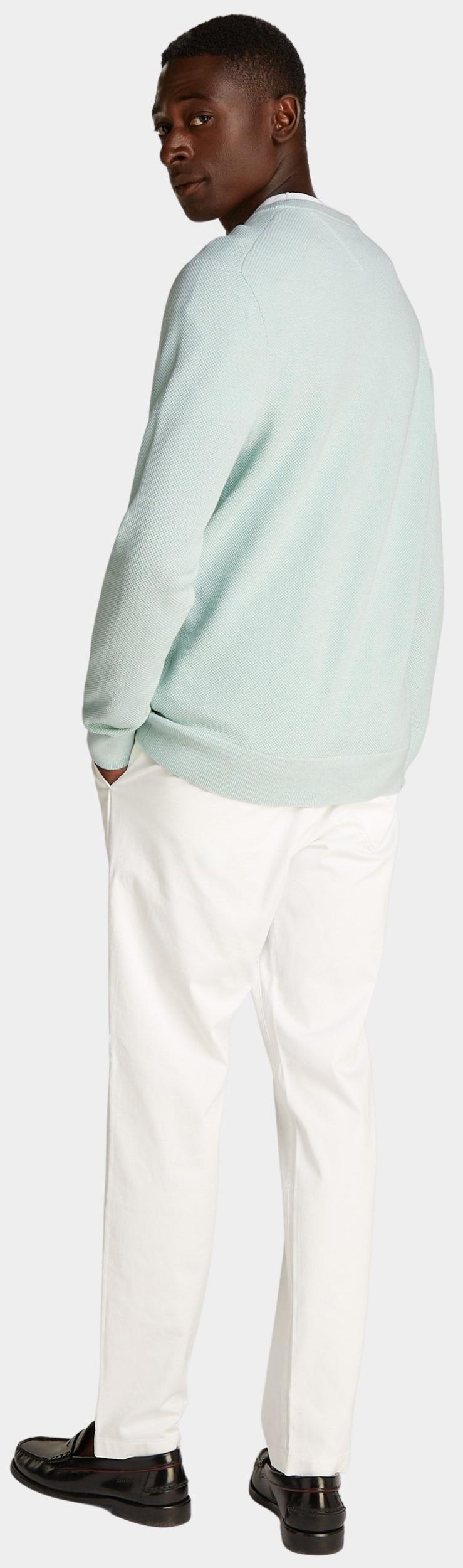 Tommy Hilfiger Pullover Groen Essential Structure Crew Neck MW0MW36347/MRE