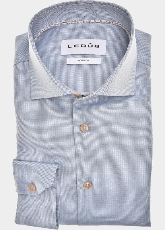 Ledub Business hemd lange mouw Blauw  0143350/160-630-000
