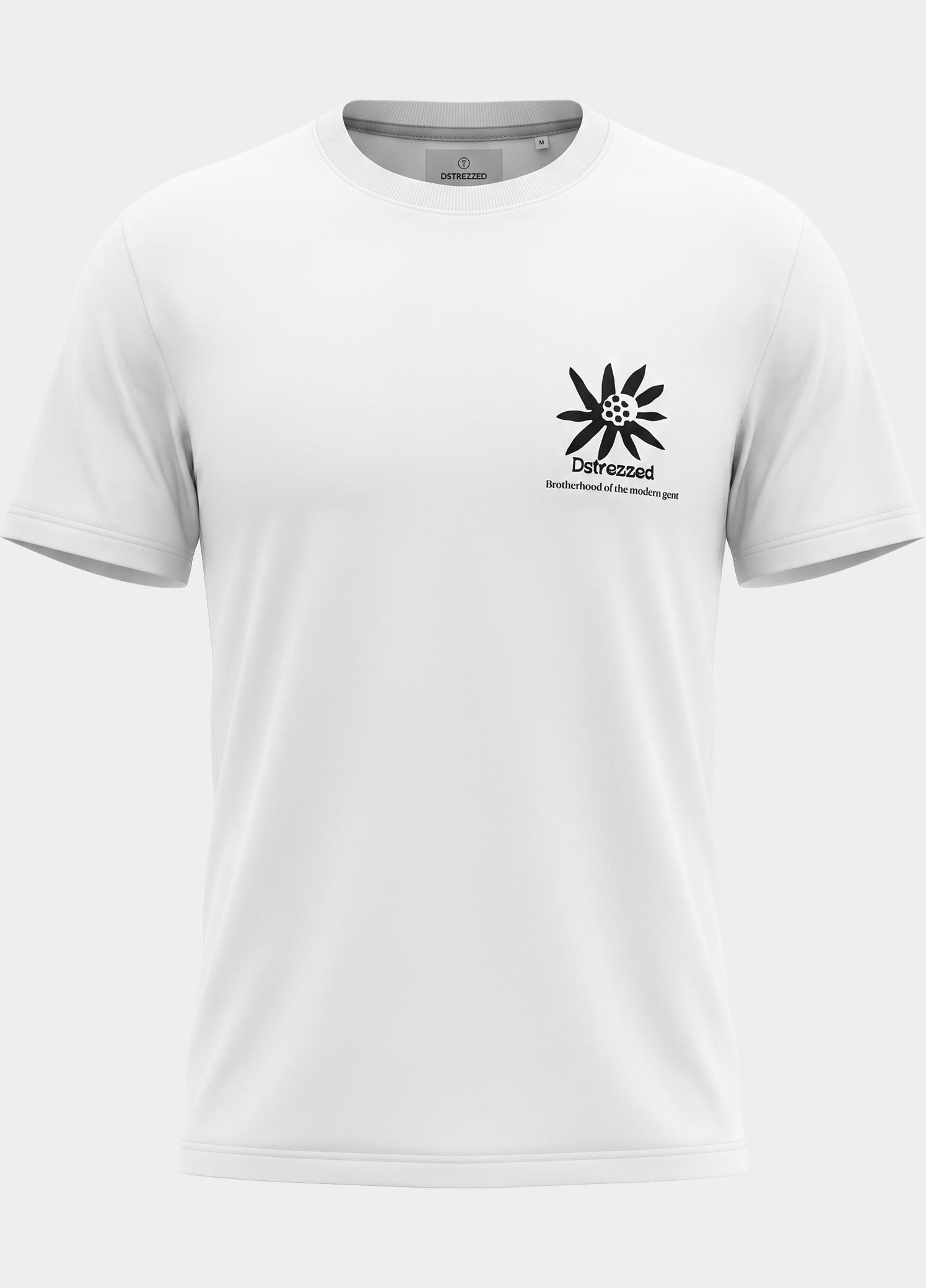 Dstrezzed T-shirt heren Wit Lasse Artwork Tee 203554/100