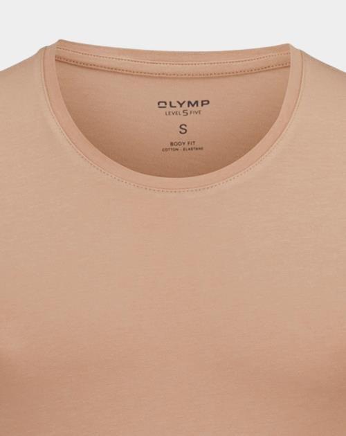Olymp T-shirt korte mouw Bruin 0802/00 T-Shirt 080200/24