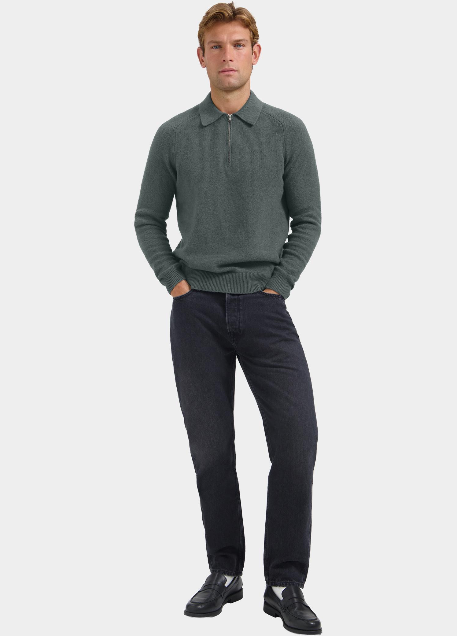 Dstrezzed Polo lange mouwen heren Groen Yvain Polo 405936/569