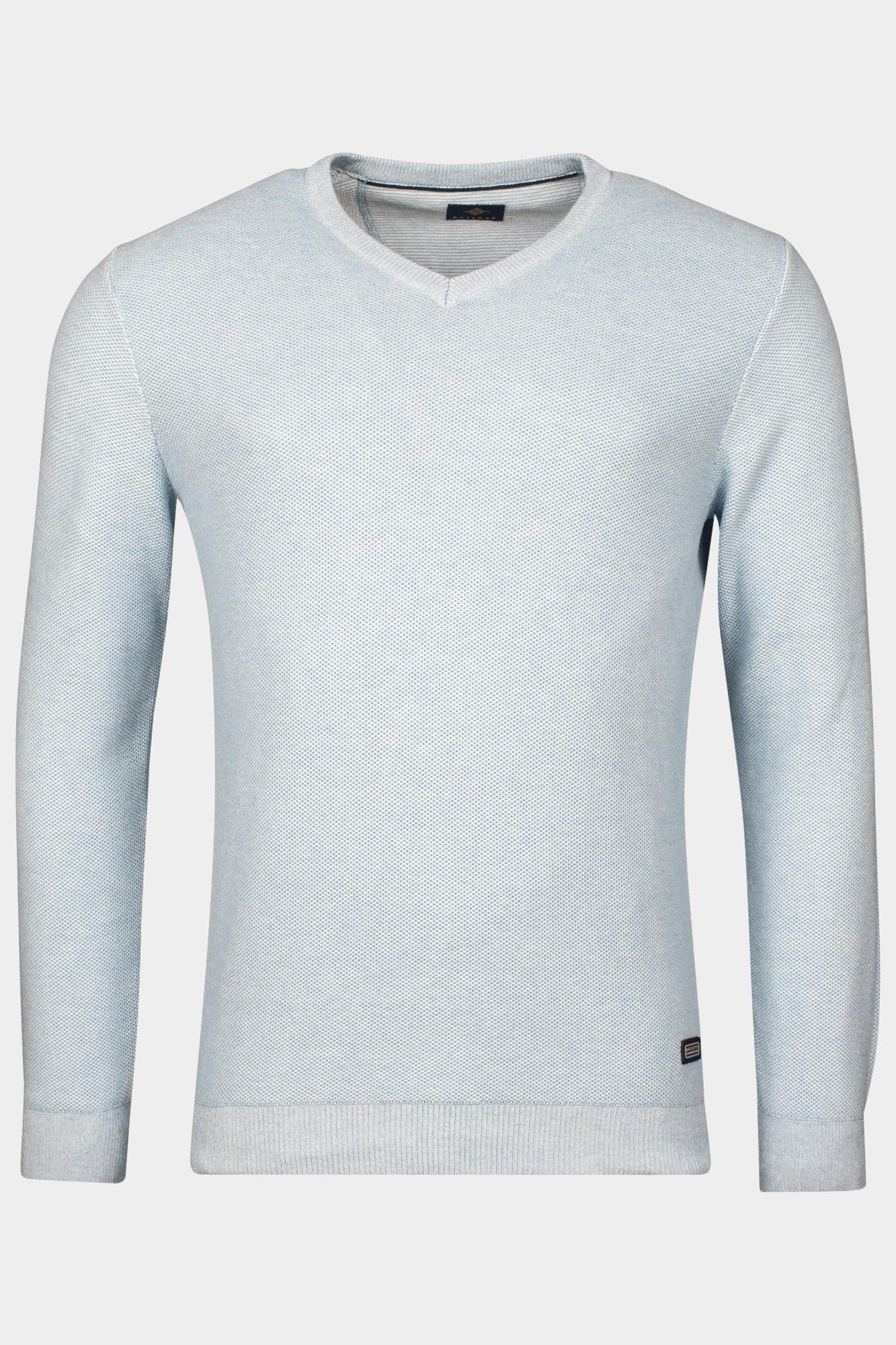 Baileys Pullover Blauw V-Neck Pullover  all over pla 518120/625