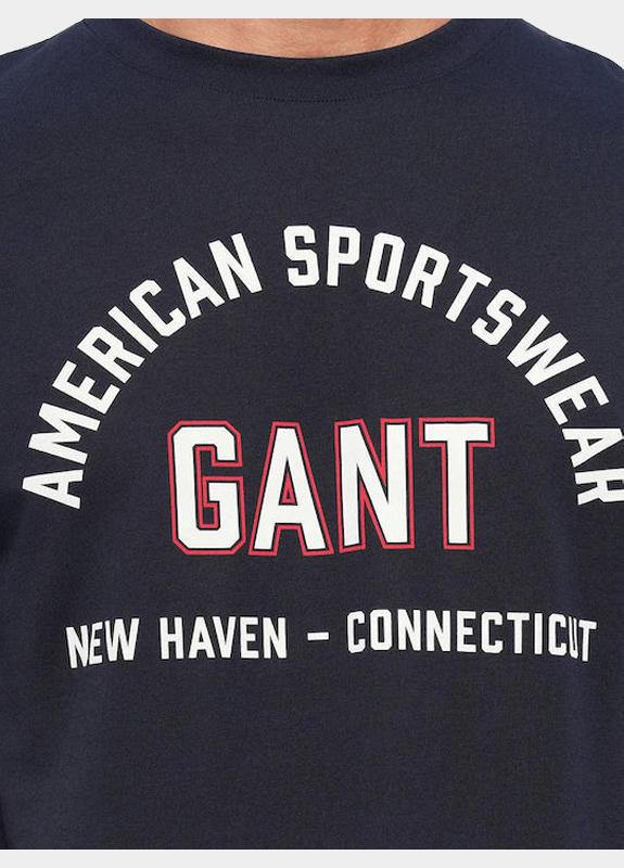 Gant T-shirt heren Blauw Printed Graphic T-Shirt 2003364/433