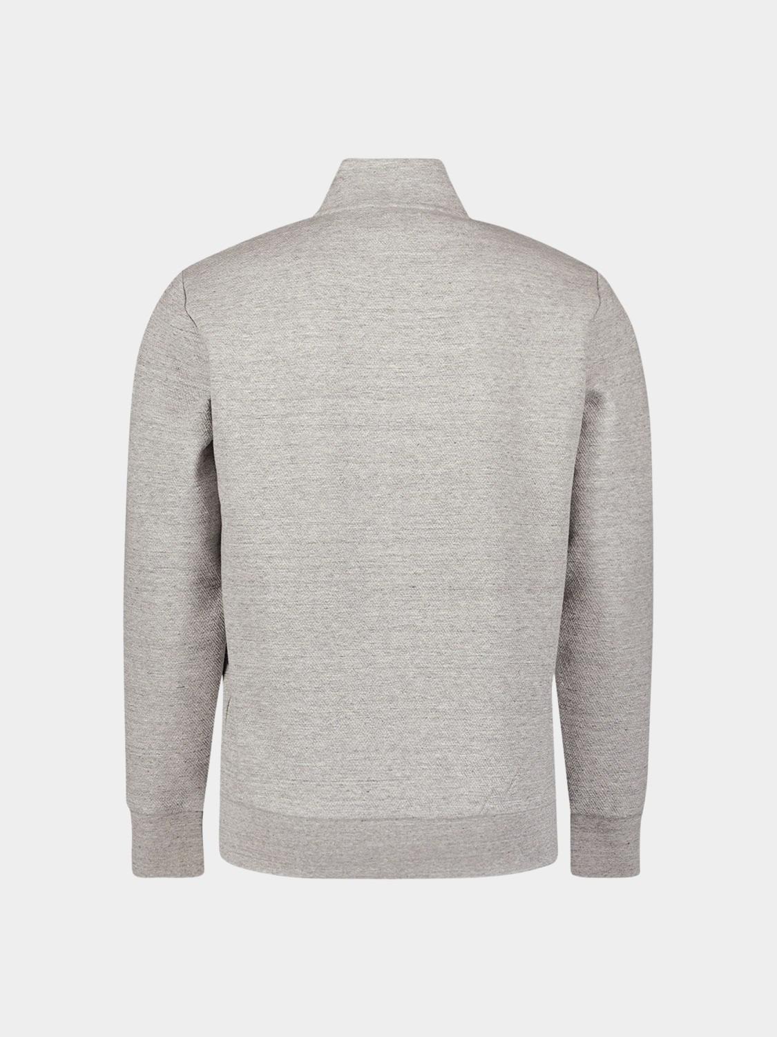 No Excess sweat vest Grijs Sweater Full Zip Stand Up-Col 29100815/102
