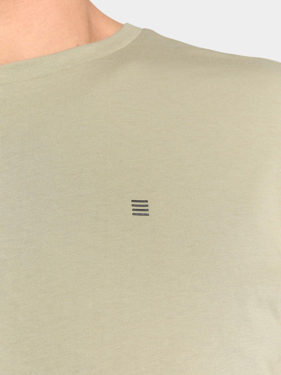 No Excess T-shirt korte mouw Groen T-Shirt Crewneck Solid Basic 29340701SN/197