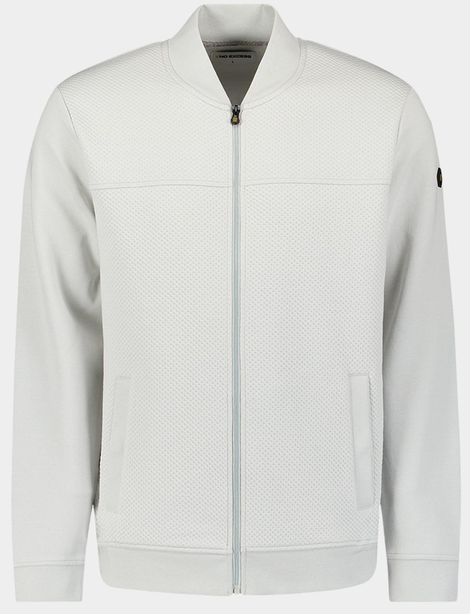 No Excess Vest Wit Sweater Full Zipper Jacquard 27100119/017