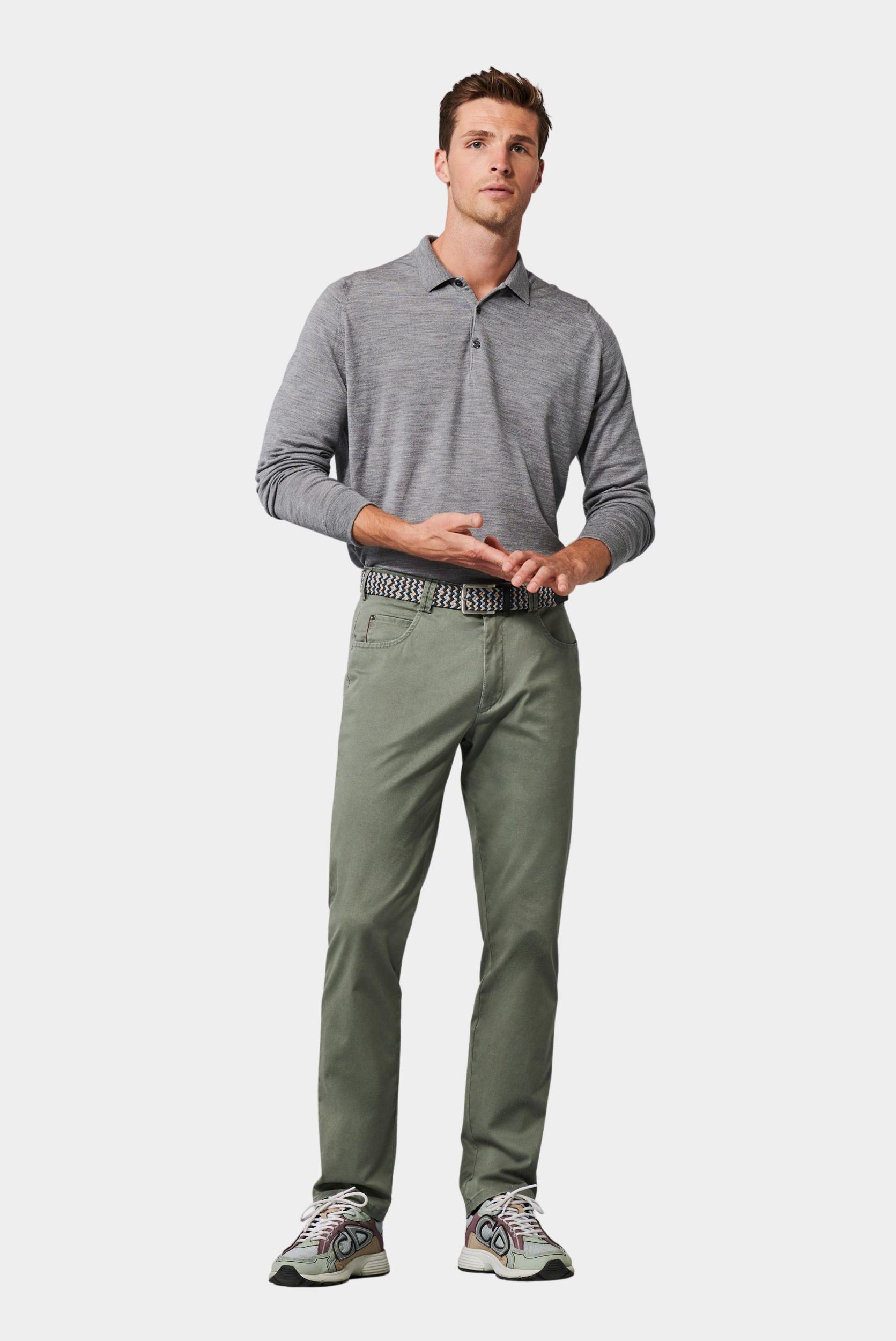 Meyer Katoenen Broek Groen DIEGO Art.1-5054 3061505400/25