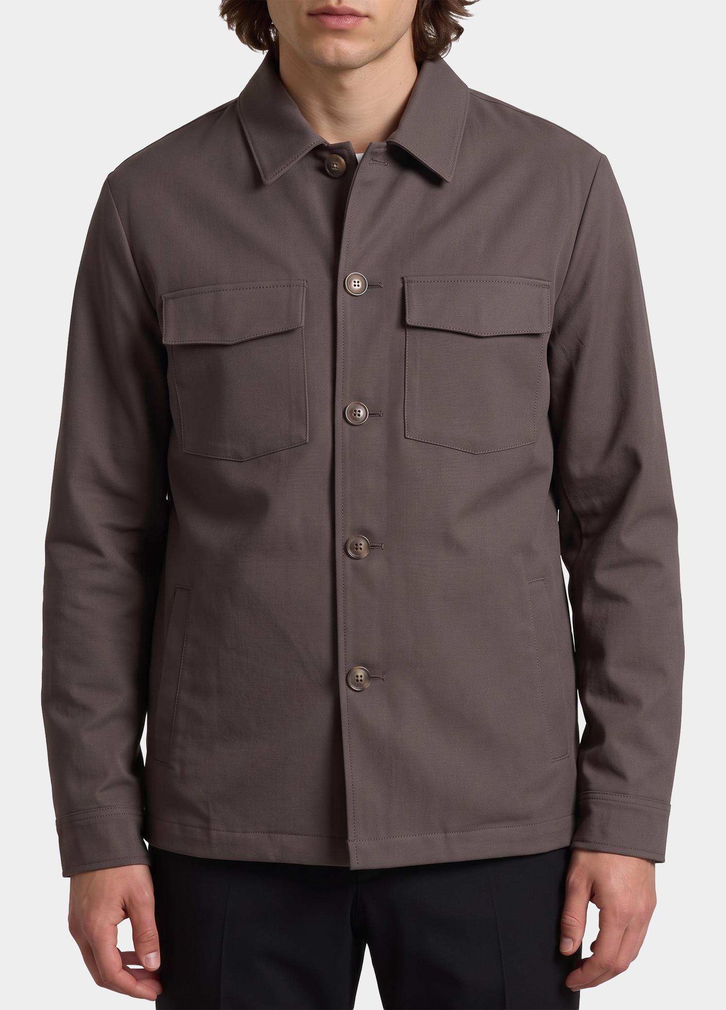 Born With Appetite Overshirt Bruin Matteo Shirtjacket BWA26314MA25/2004