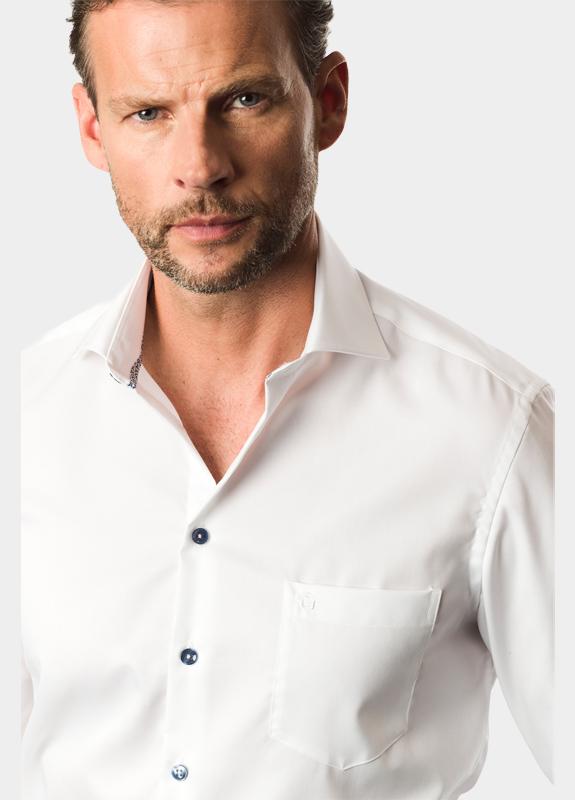 Ledub Business hemd lange mouw Wit  0143285/910-180-000