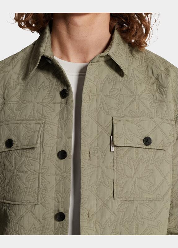 Cast Iron Casual hemd lange mouw Groen LONG SLEEVE SHIRT Tech Jacqua CSI2602214/6478