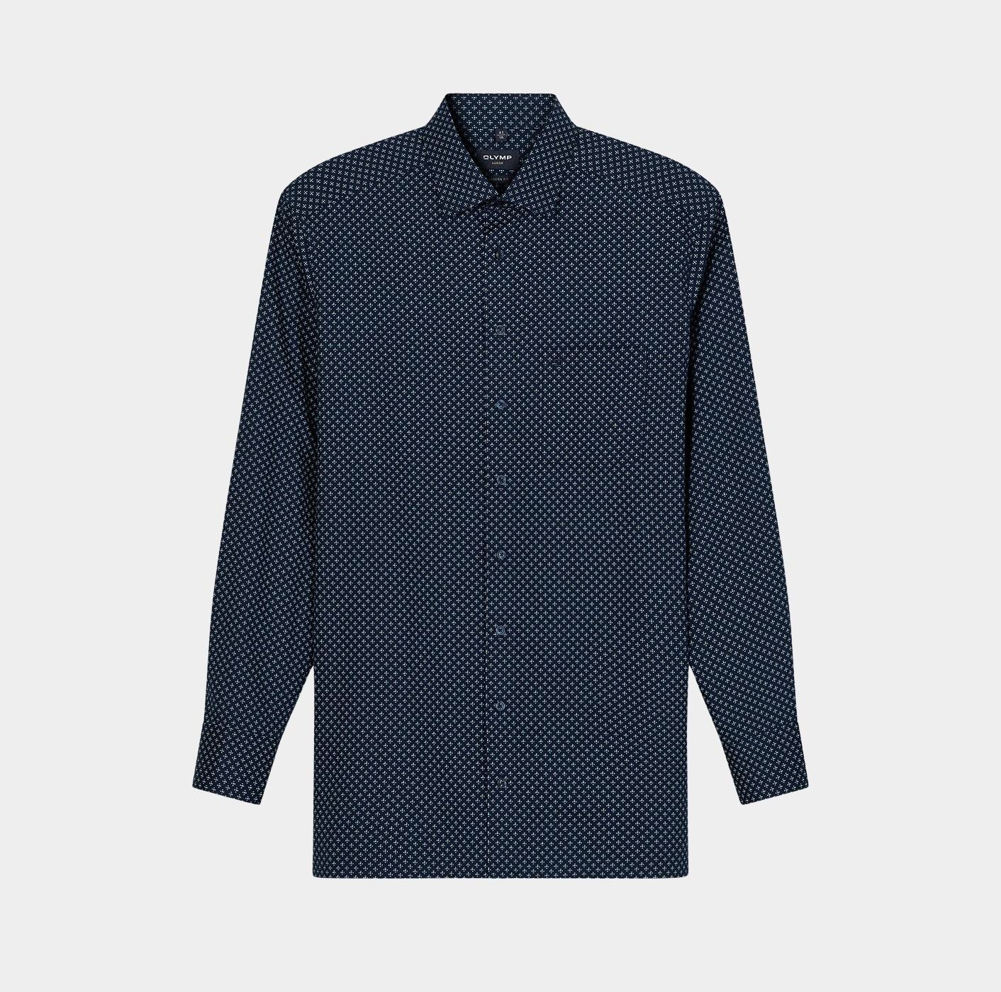 Olymp Overhemd extra lange mouw Blauw Luxor 126489/18