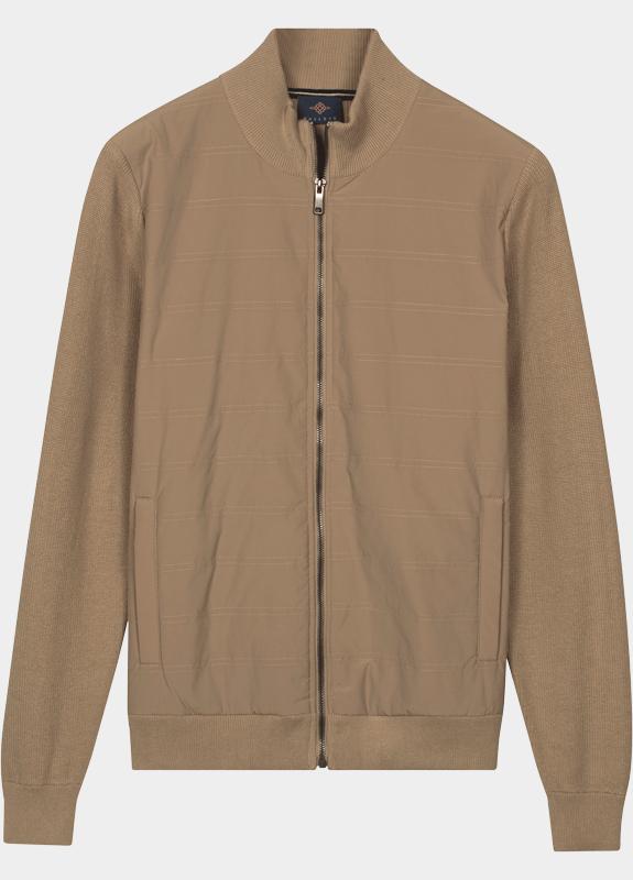 Baileys Vest heren Bruin Cardigan Zip  Front Body Ligh 612019/83