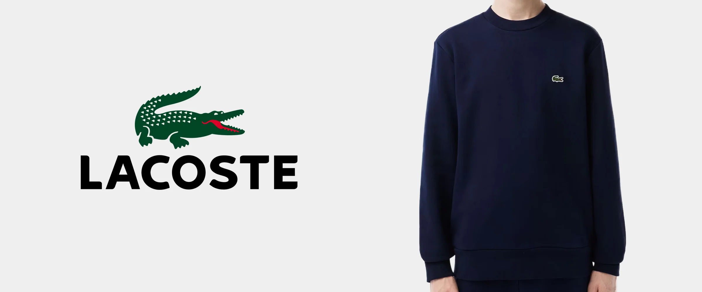 Lacoste trui banner