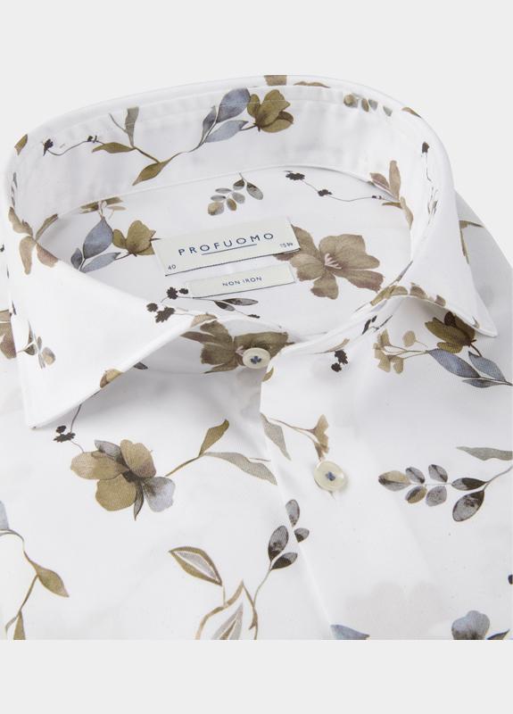 Profuomo Business hemd lange mouw Blauw  PPXH10048/A