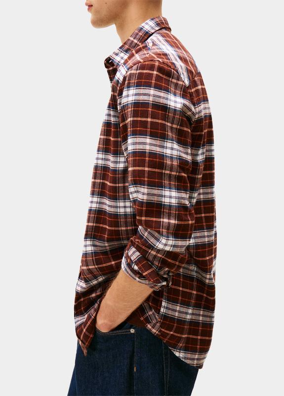 Tommy Jeans Overshirt Bruin TJM REG FLANNEL CHECK SHIRT E DM0DM22024/GS7