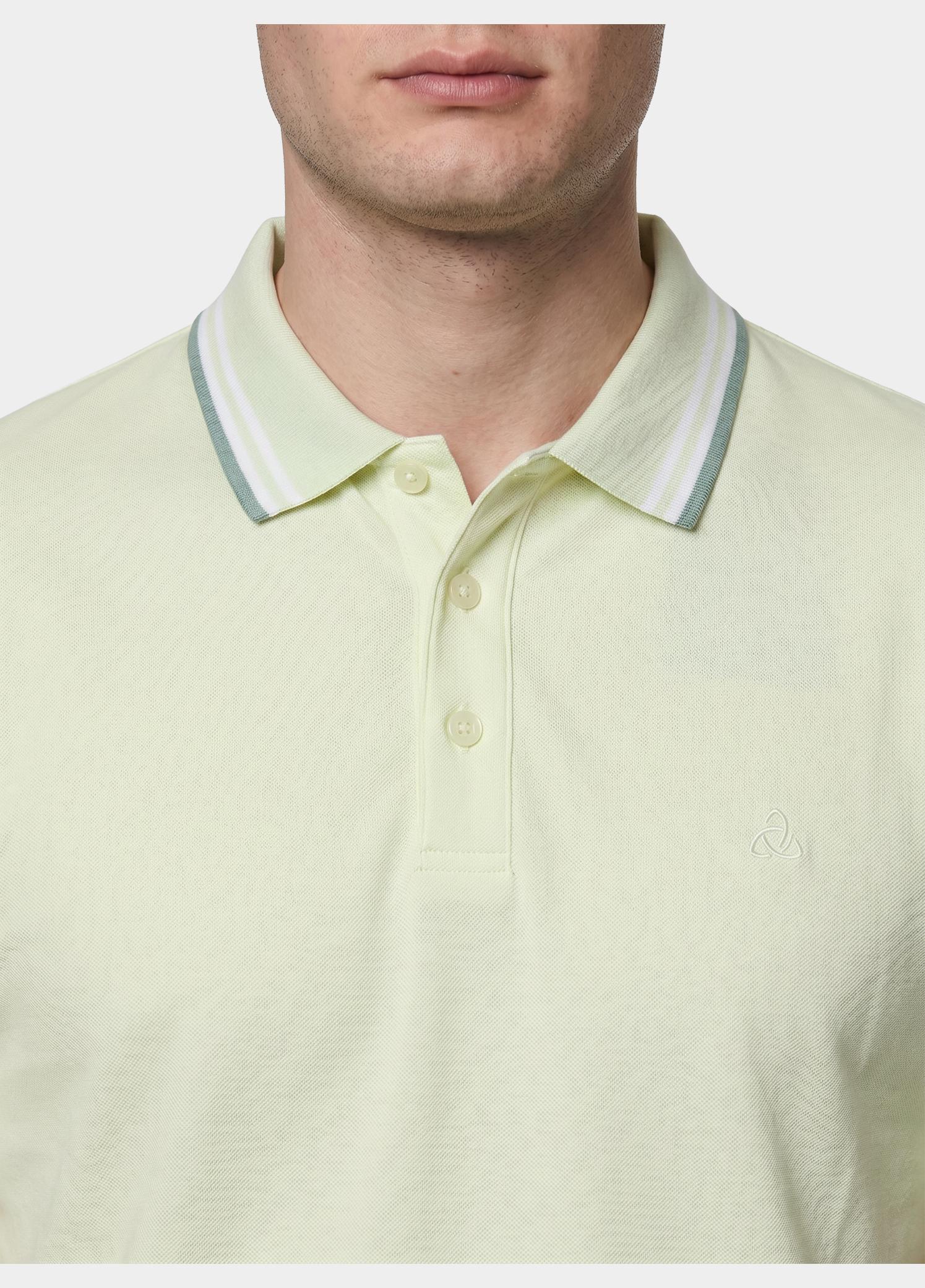 Scotland Blue Polo heren Groen Brick Polo Plain Contrast Col SPE25108BR06SB/311 pistachio
