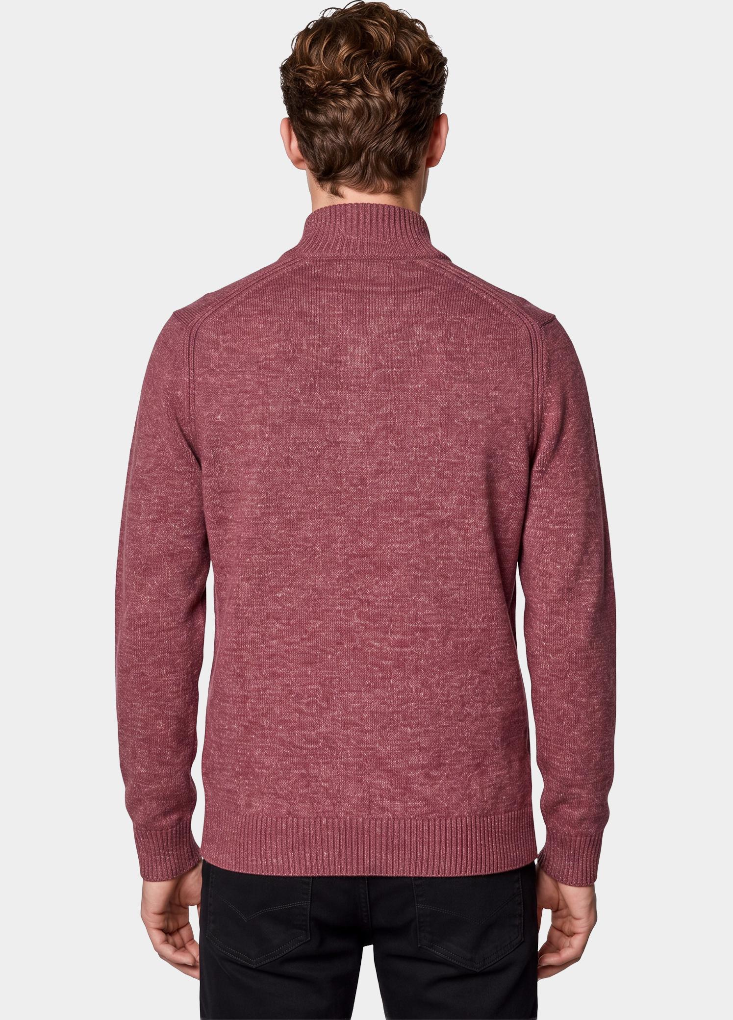Bos Half Zip Rood  1189/40431 Bordo