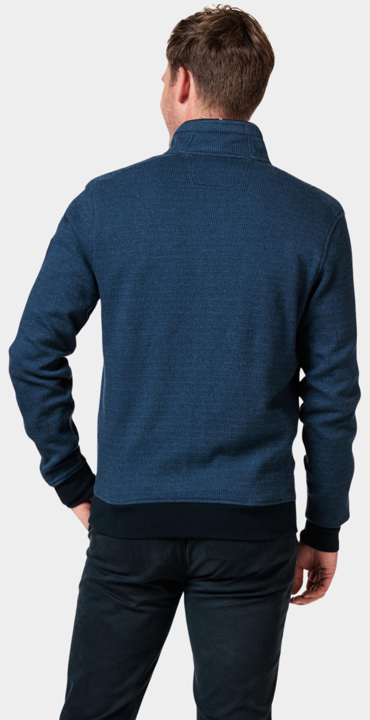 Baileys Vest Blauw Sweat Cardigan Zip 322296/60