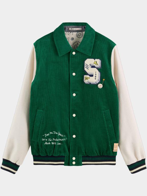 Scotch & Soda Zomerjack Multi Corduroy college jacket with w 167394/0217