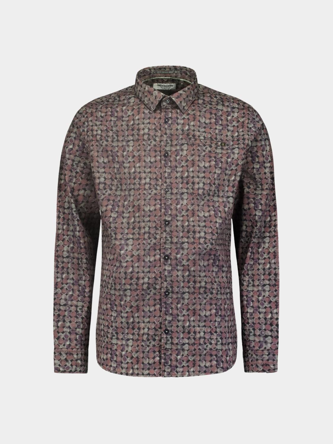 No Excess Casual hemd lange mouw Rood  25450840/092