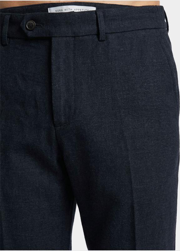 Born With Appetite Chino Blauw Pedro Jersey Pants 25304PE69/290 navy