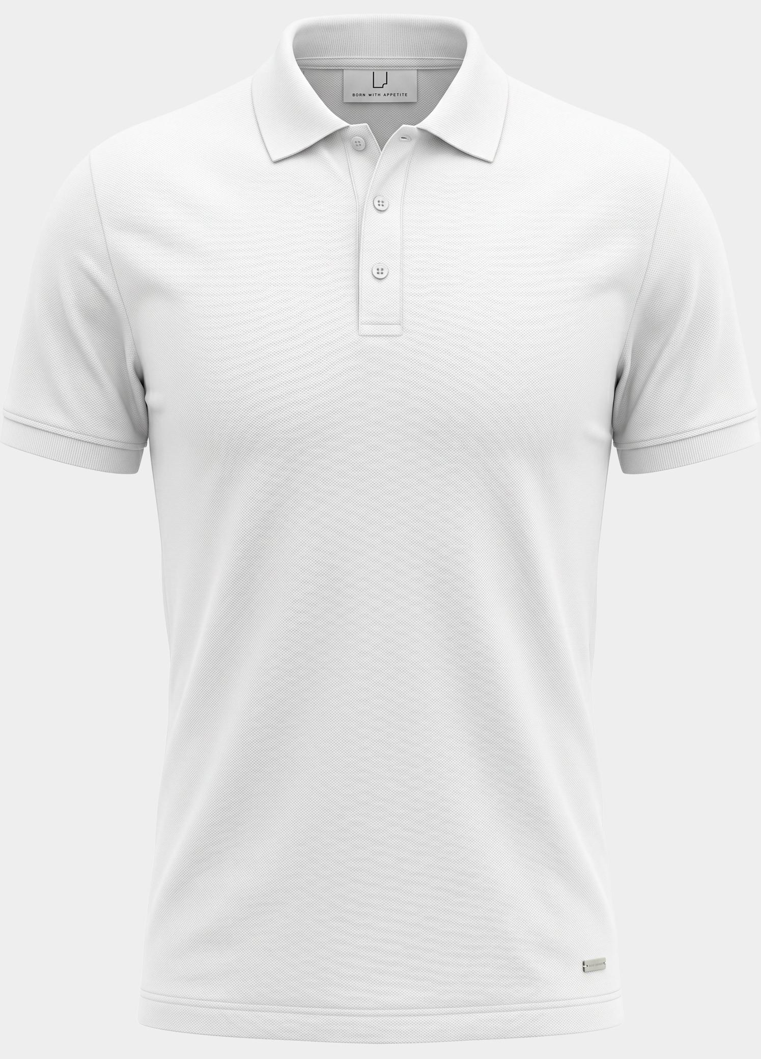 Born With Appetite Polo heren Wit Arto Polo BWA25108AR22/100 white