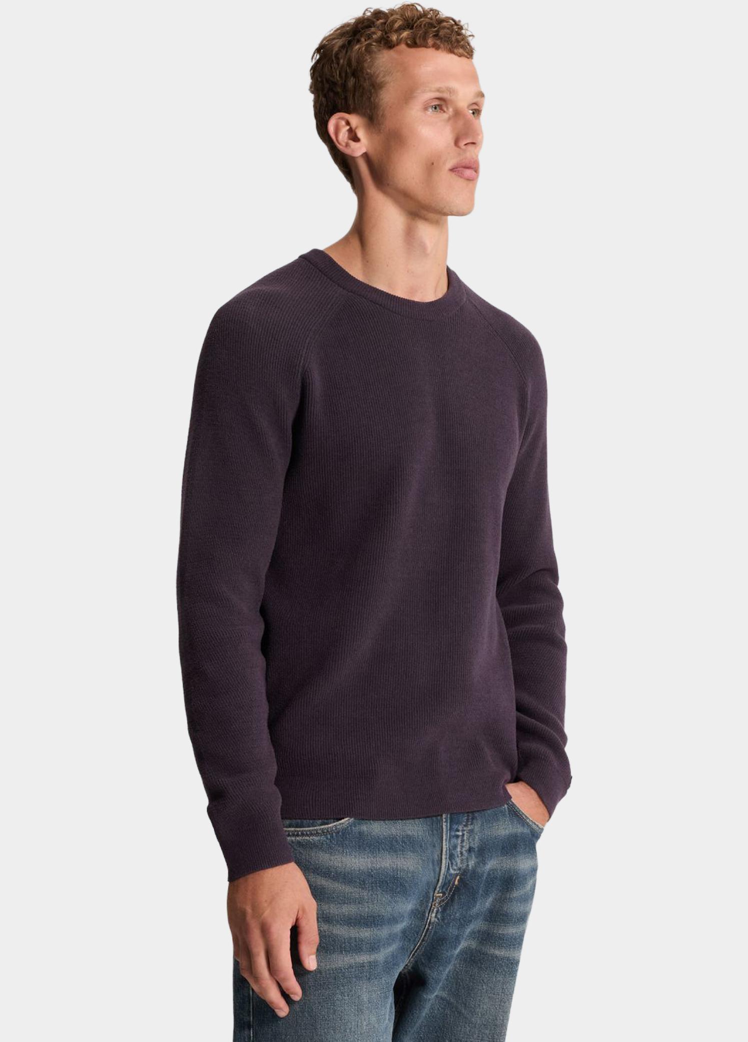 Cast Iron Pullover heren Blauw Crewneck regular fit soft ble CKW2609313/4163