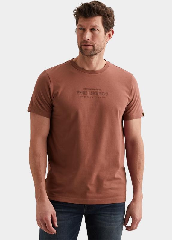PME Legend T-shirt korte mouw Roze Short sleeve r-neck hd cotton PTSS2602584/4085