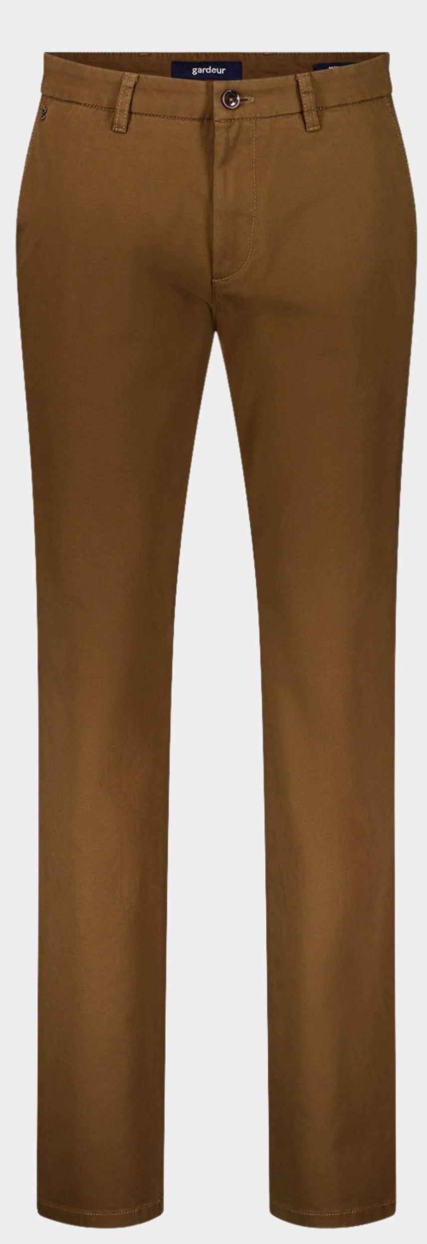 Gardeur Chino Bruin Hose Flatfront Modern Fit BENNY-3 418861/1021