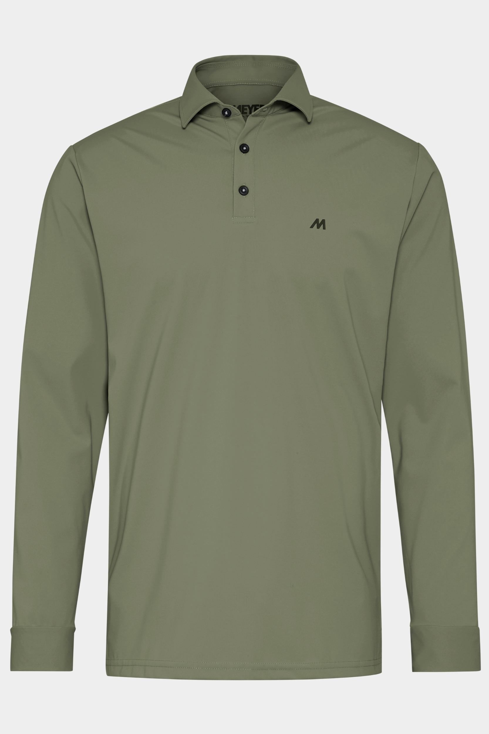 Meyer Polo lange mouw Groen BRYSON Art.9-9007 9529900700/27