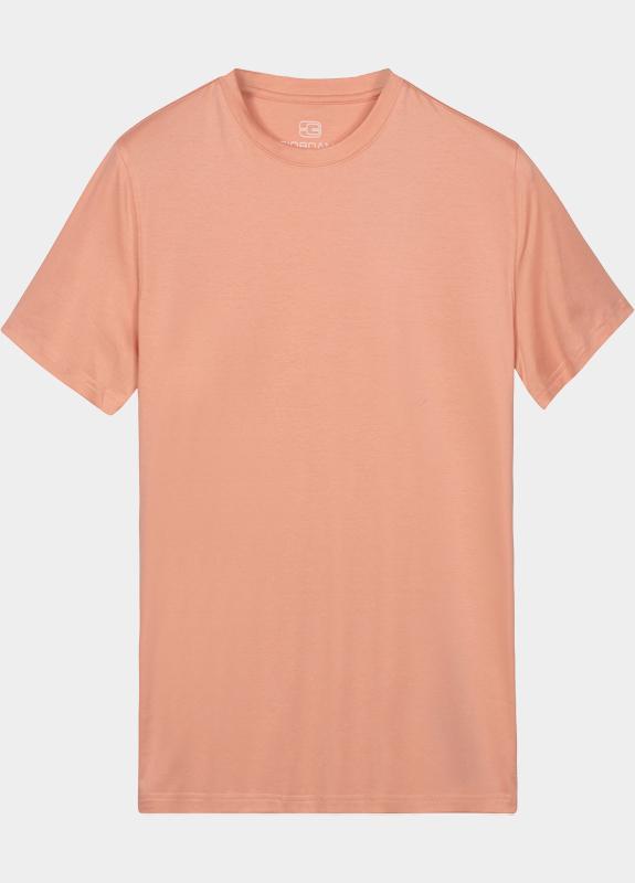 Giordano T-shirt heren Roze Luca T-shirt Liquid Cotton - 615078/31