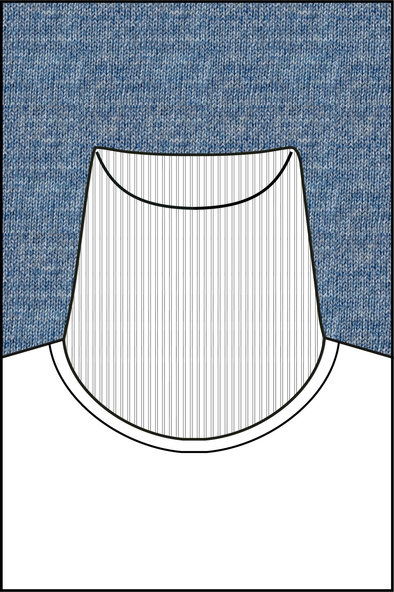 Baileys Coltrui Blauw High Neck Pullover  14gg sing 520069/62