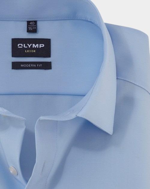 Olymp Business hemd lange mouw Blauw Luxor 635064/15